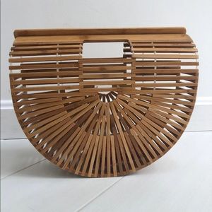 Faux Bamboo Bag